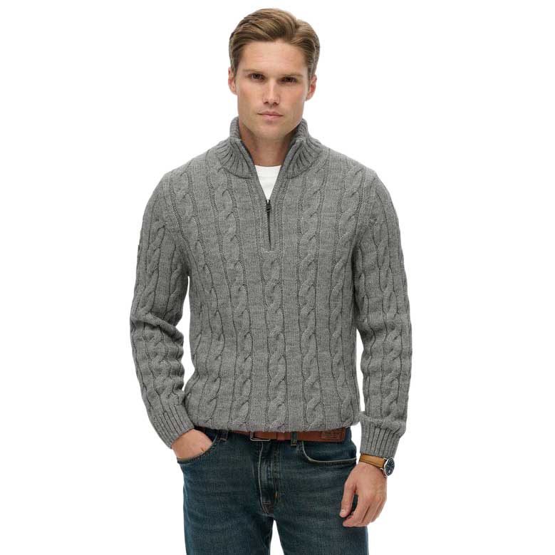 Superdry Jacob Cable Knit Half Zip